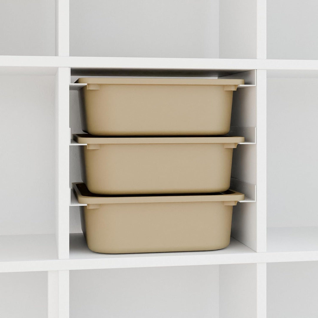 Kallax Halterung für Trofast Boxen, Schienensystem für Spielzeug-Kiste, auch passend für Expedit Wür