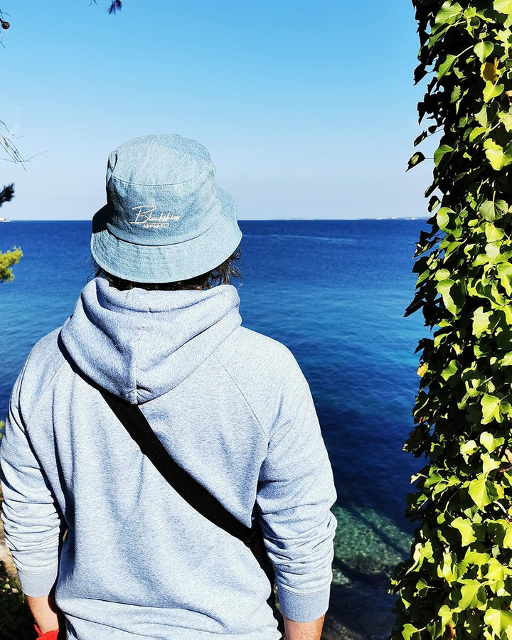 Blackskies EOS Bucket Hat | Herren Damen Unisex Sonnenhut Fischerhut Jeans Denim Einheitsgrösse Eos