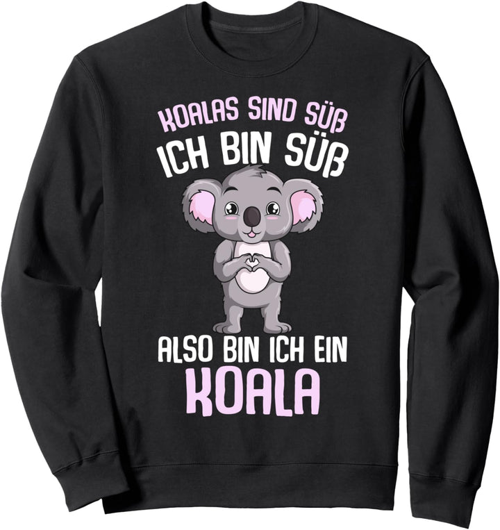 Koalas sind süss Koalabär Damen Mädchen Kinder Sweatshirt