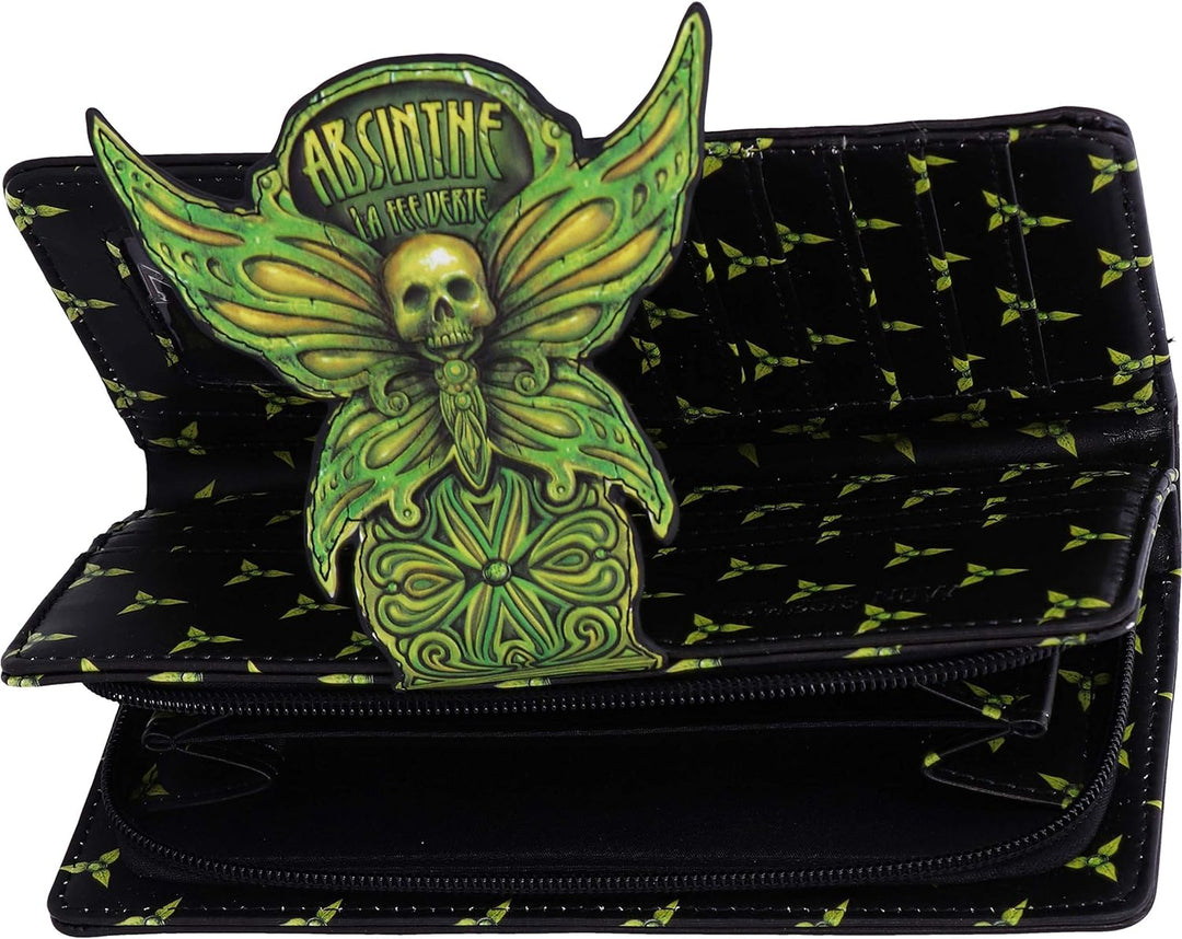 Nemesis Now Absinthe La Verte Geldbörse mit grüner Fee, 18.5cm