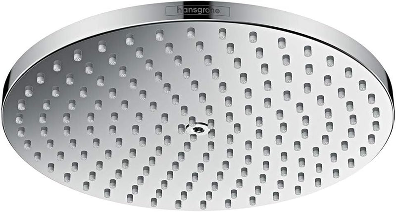hansgrohe Raindance S - Kopfbrause, runde Duschbrause (⌀ 240 mm), Regendusche mit1 Strahlart (Powder