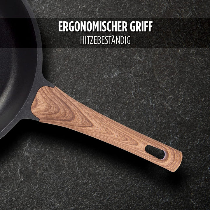 ROSMARINO Profi Bratpfanne 20 cm - Pfanne mit hervorragende Wärmeverteilung und Wärmeleistung - Raff