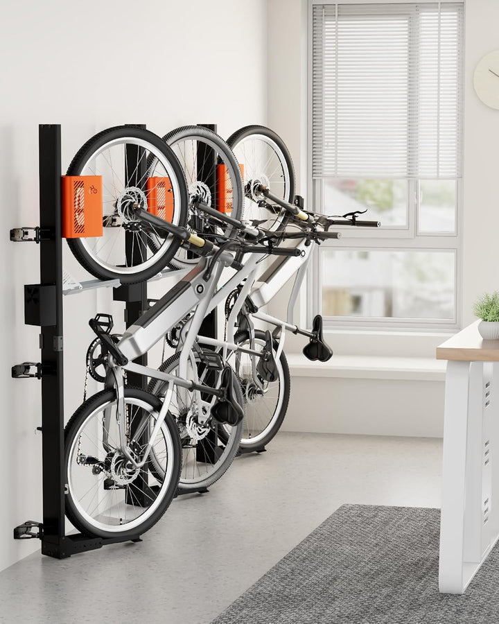 monTEK Automatischer Fahrradlift schwenkbar, Fahrradhalterung Wand bis 32 kg, ohne schweres Anheben,