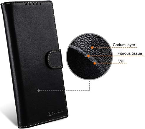 STILGUT Talis kompatibel mit Samsung Galaxy Note 20 Ultra Hülle mit Kartenfach aus Leder, Wallet Cas