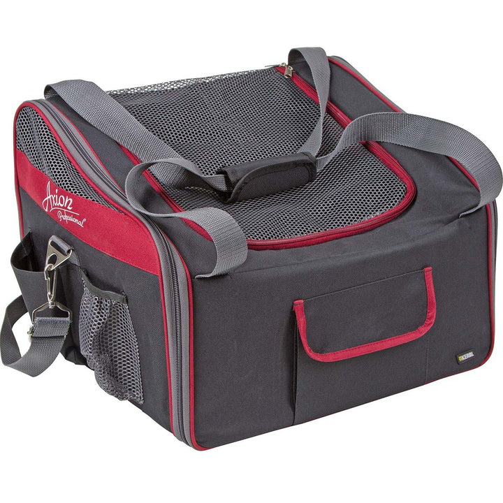 Kerbl 80594 Autositztasche Axion, 41 x 34 x 30 cm, schwarz/rot
