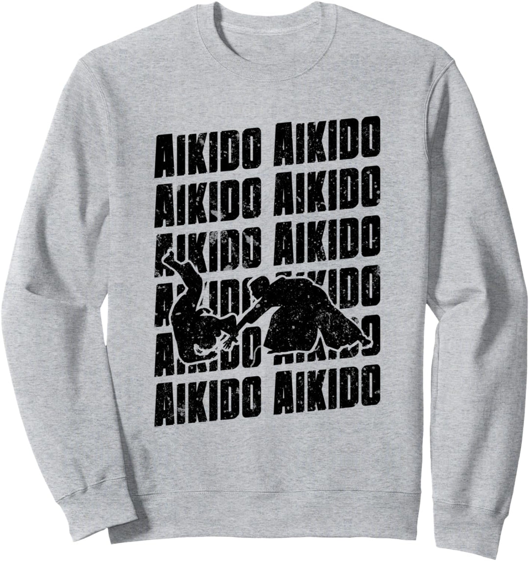 Aikido Repeat Design Combat Hakama Martial Arts Sweatshirt