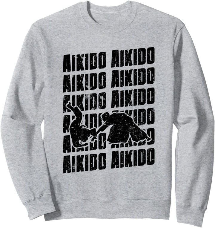 Aikido Repeat Design Combat Hakama Martial Arts Sweatshirt