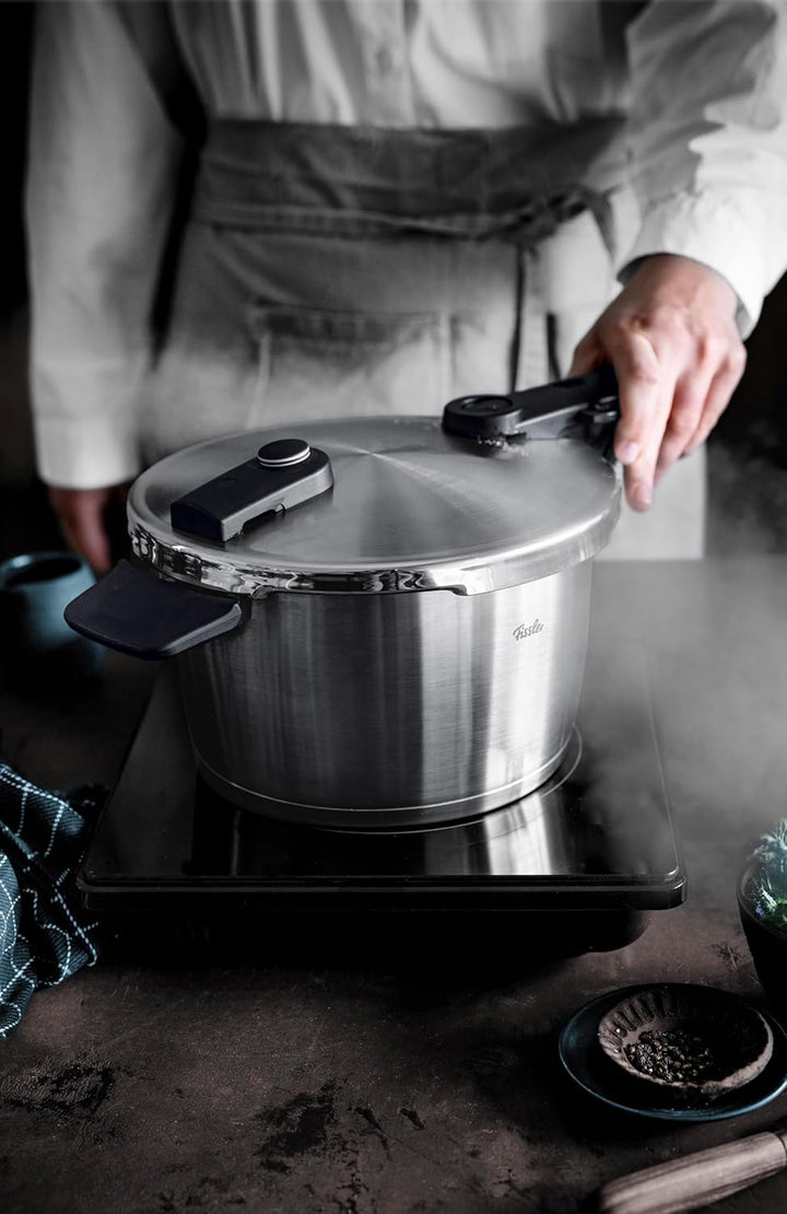 Fissler Vitaquick Premium/Schnellkochtopf-Set 2-teilig, Ø 26 cm (Schnellkochtopf 8 L + Schnellbratpf