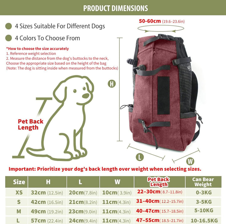 PETCUTE Hundetasche Hundetransporttasche Tragetasche für Hunde Katzen Wanderrucksack Seite Atmungsak