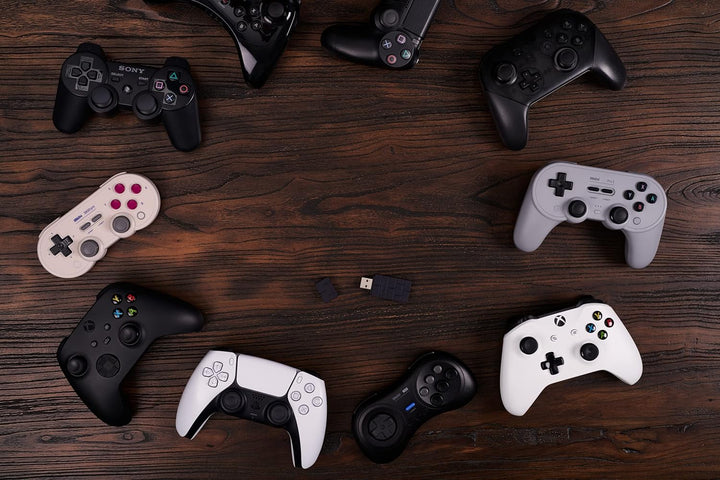 8BitDo: Wireless USB Adapter 2 - Black (PS4/PS5/PC/Switch/Xbox Series S/X/Xbox One/Wii)