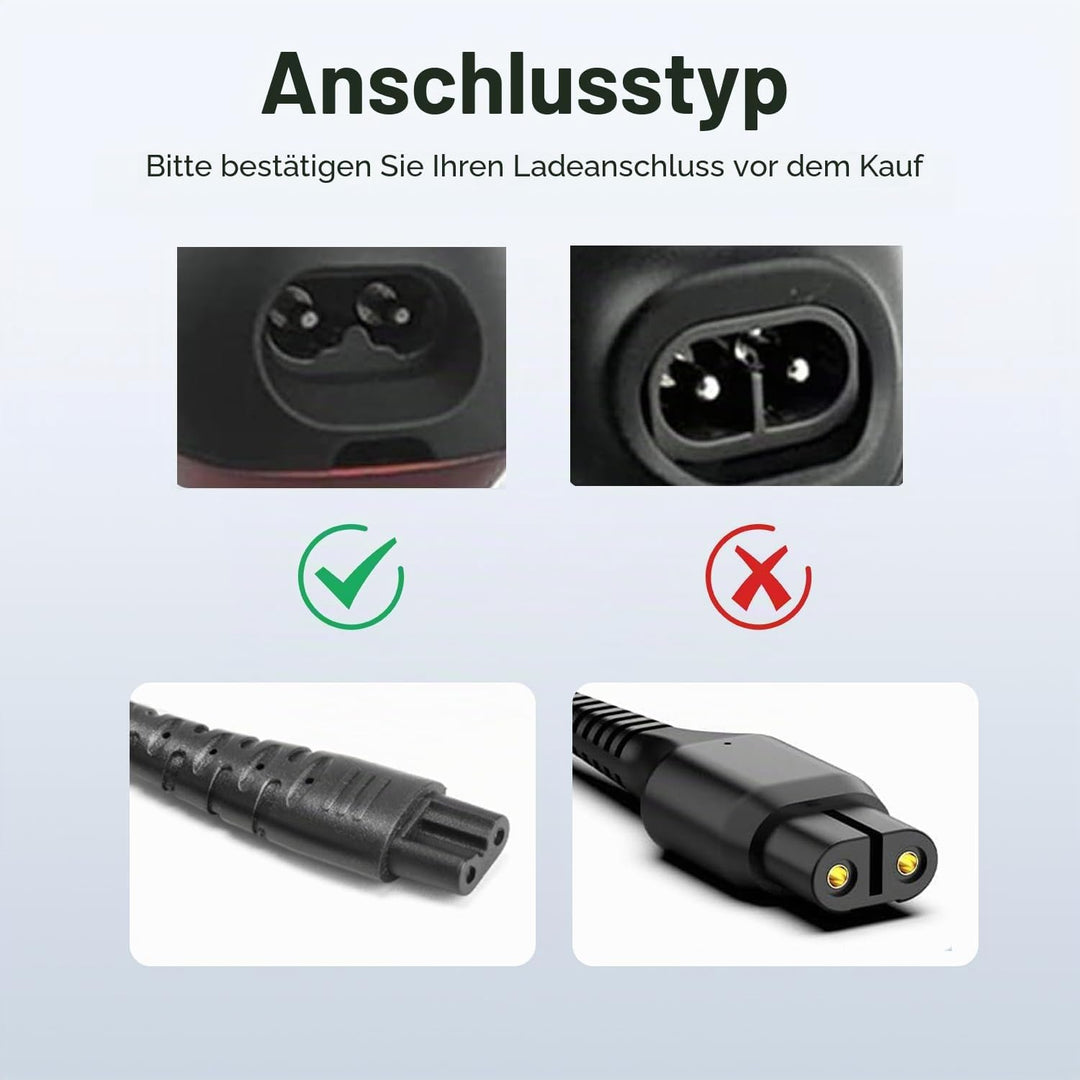 KFD Netzteil 15V 5,4W Ladegerät Ladekabel Charger für Philips Rasierer Series 3000 5000 1000 7000 90