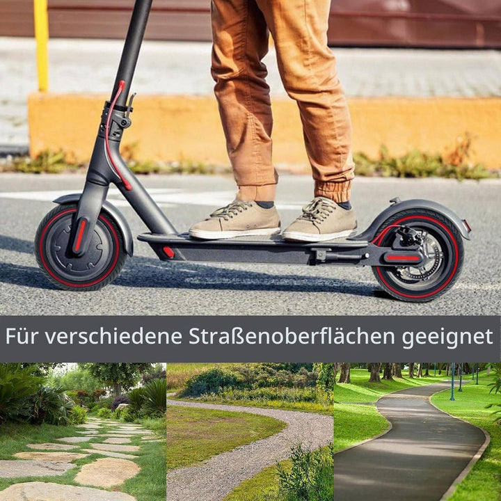 COASTA 60/70-6.5 reifen,Vollgummireifen E-Scooter 10*2.5 Solide Reifen,Red | 10*2.5 Solide Reifen fü