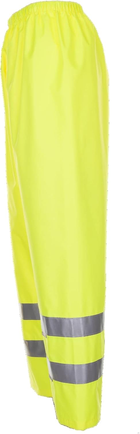 Planam Warnschutz/Wetterschutz Herren Regenhose Uni Orange Modell 2064 / Uni Gelb 2065, Gelb