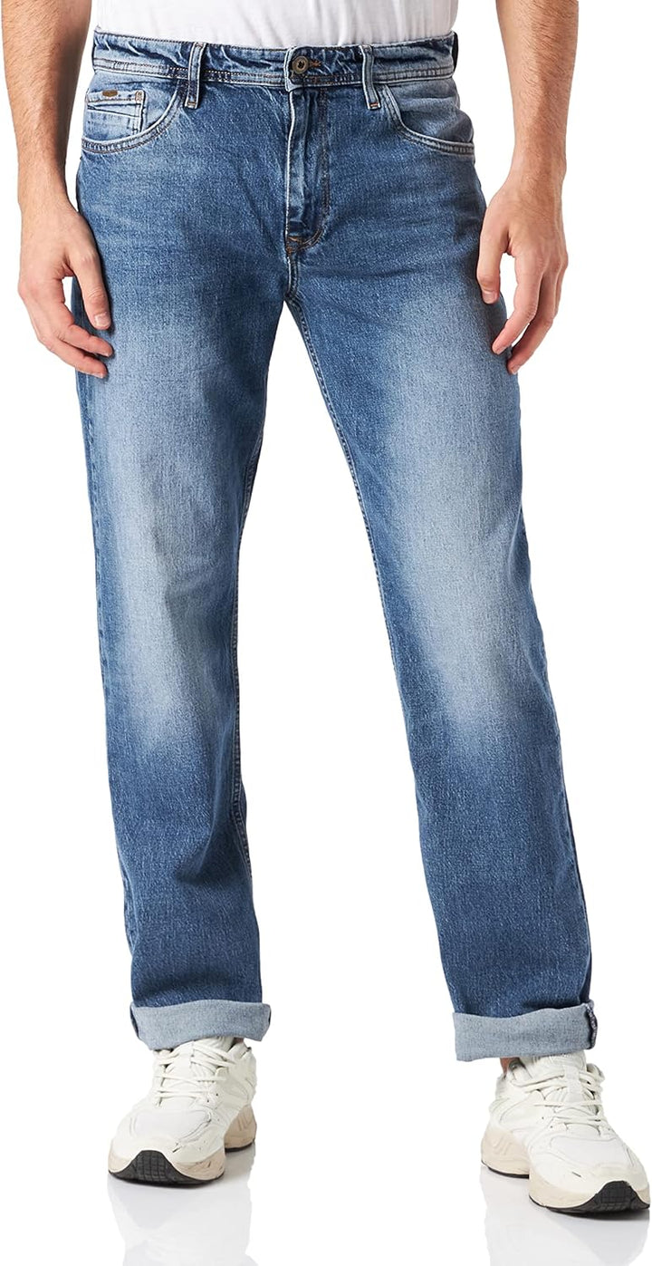 Cross Jeans Herren Relaxed Jeanshose New Antonio 30W / 30L Acid Blue, 30W / 30L Acid Blue