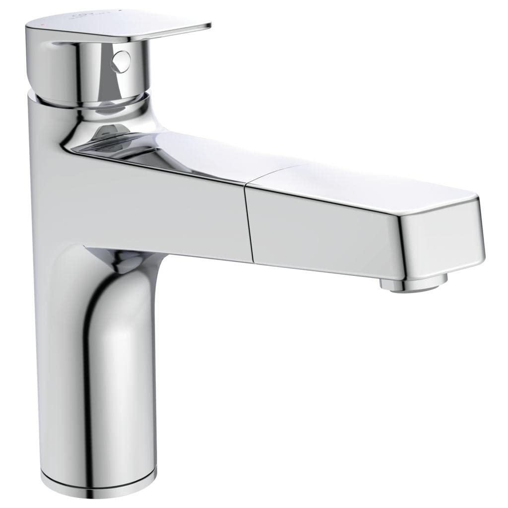 Ideal Standard BD331AA Ceraplan Küchenarmatur hoch angesetzter Gussauslauf ohne Handbrause Gussausla