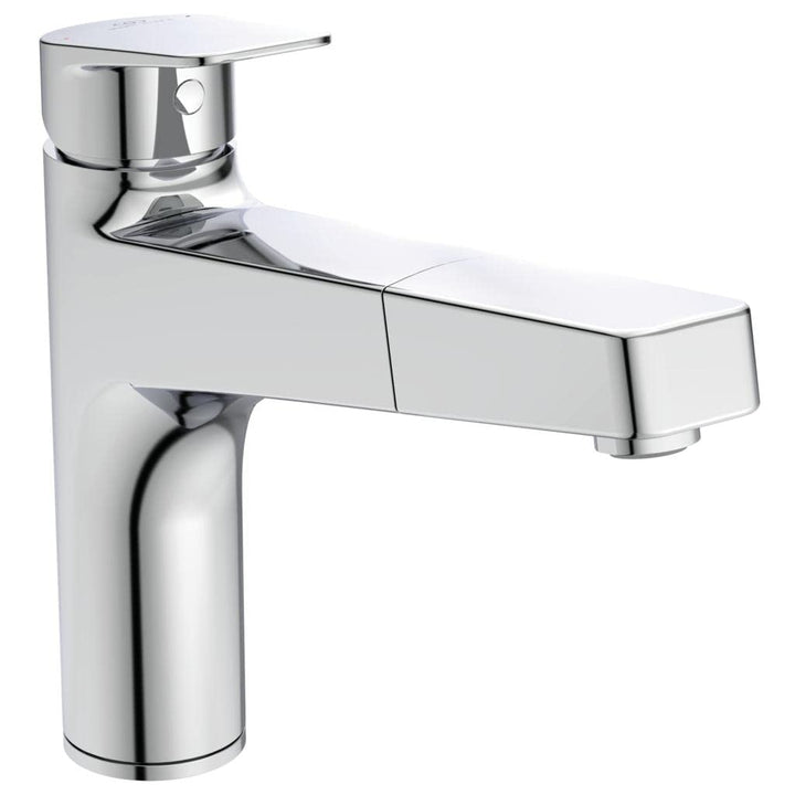 Ideal Standard BD331AA Ceraplan Küchenarmatur hoch angesetzter Gussauslauf ohne Handbrause Gussausla