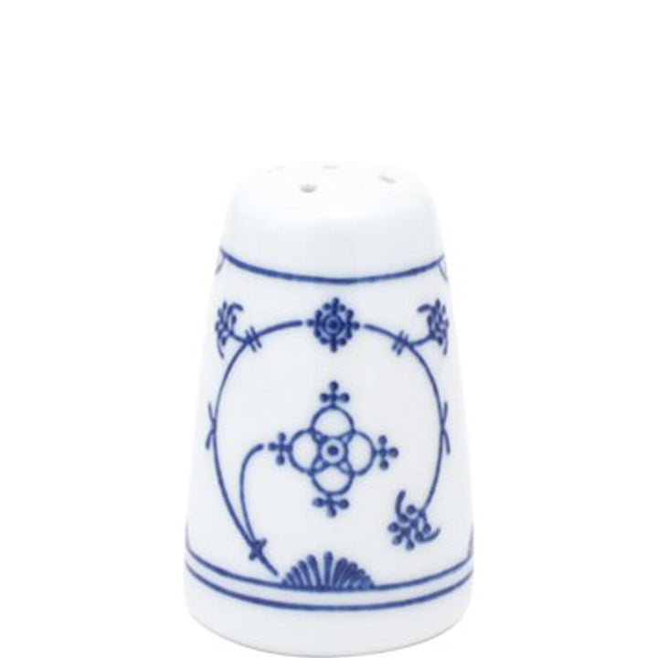 KAHLA 437513A75019X Blau Saks Salzstreuer | Gewürzstreuer mit Strohblumenmuster aus Porzellan, Salzs