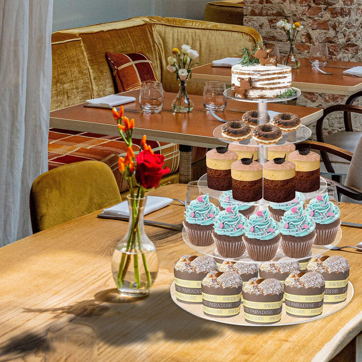 Lighterday 5 Etagen Etagere Acryl Tortenständer Cupcake Ständer Cake Stand Kuchenständer,Donut Cupca