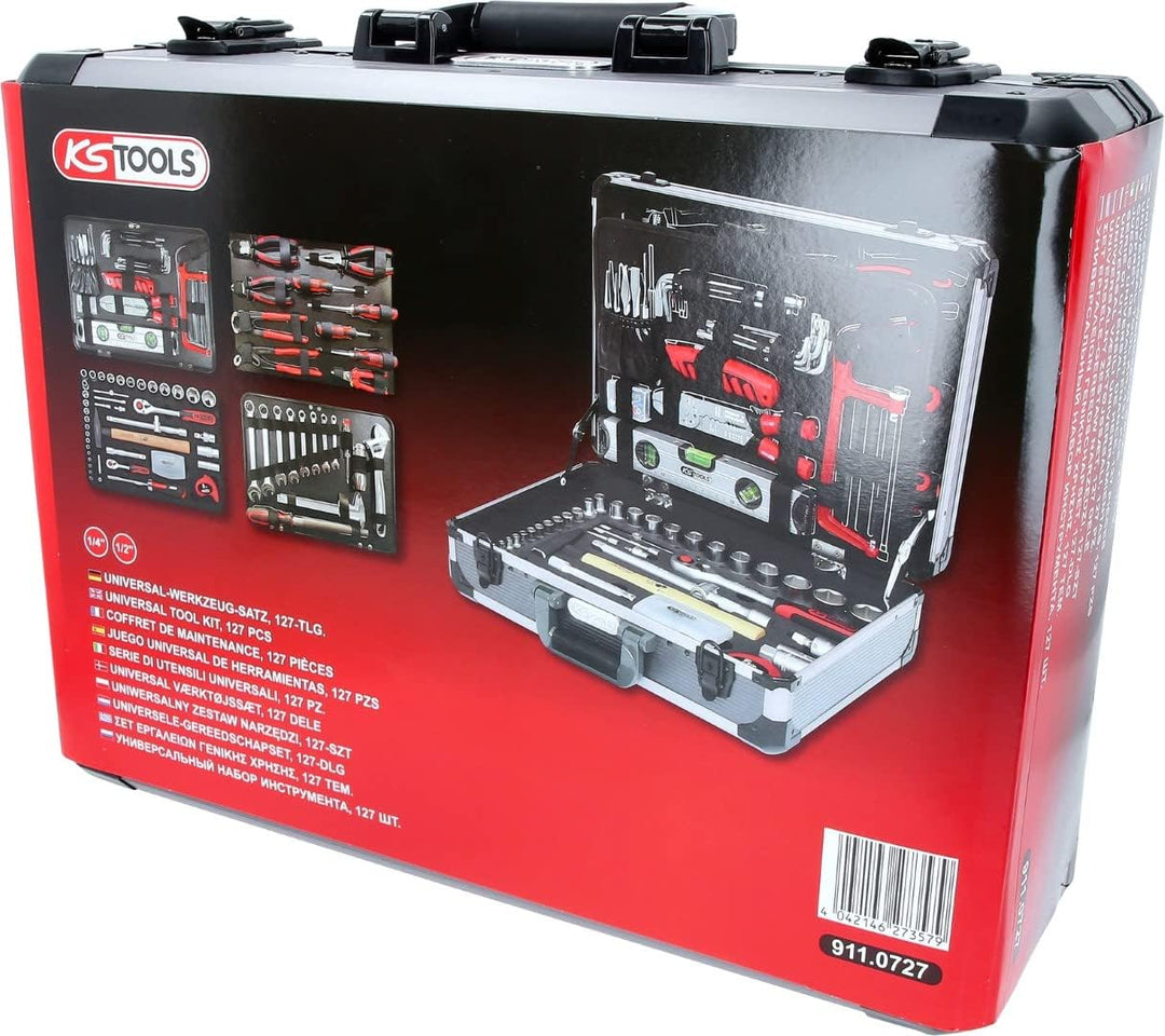 KS Tools 911.0727 1/4"+1/2" Werkzeug-Satz, 127-tlg