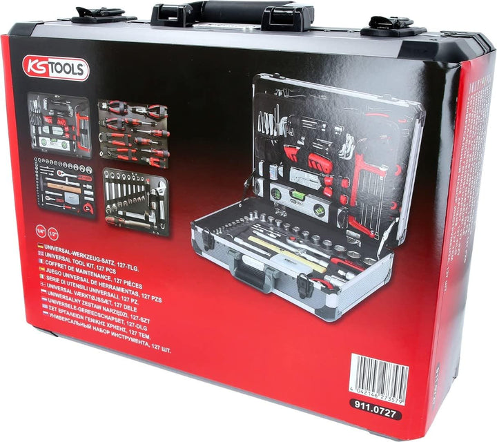 KS Tools 911.0727 1/4"+1/2" Werkzeug-Satz, 127-tlg