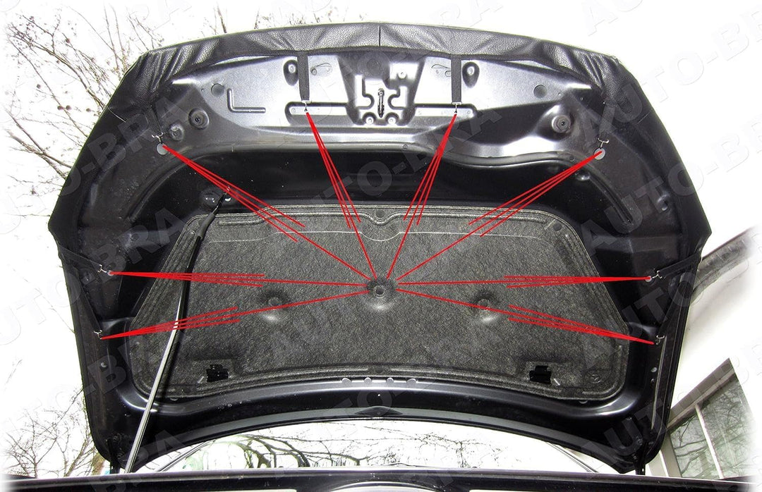 AB3-00060 Auto Bra kompatibel mit Mazda CX-5 CX5 CX 5 Bj. 2011-2017 Haubenbra Steinschlagschutz Tuni