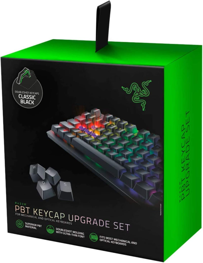 Razer PBT Keycap Set für Gaming Tastatur - Tastenkappen-Upgrade-Set für mechanische und optische Tas