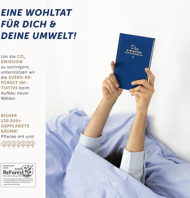 UrBestSelf 6-Minuten-Schlaftagebuch | Endlich besser ein- und durchschlafen | vom Autor des Millione