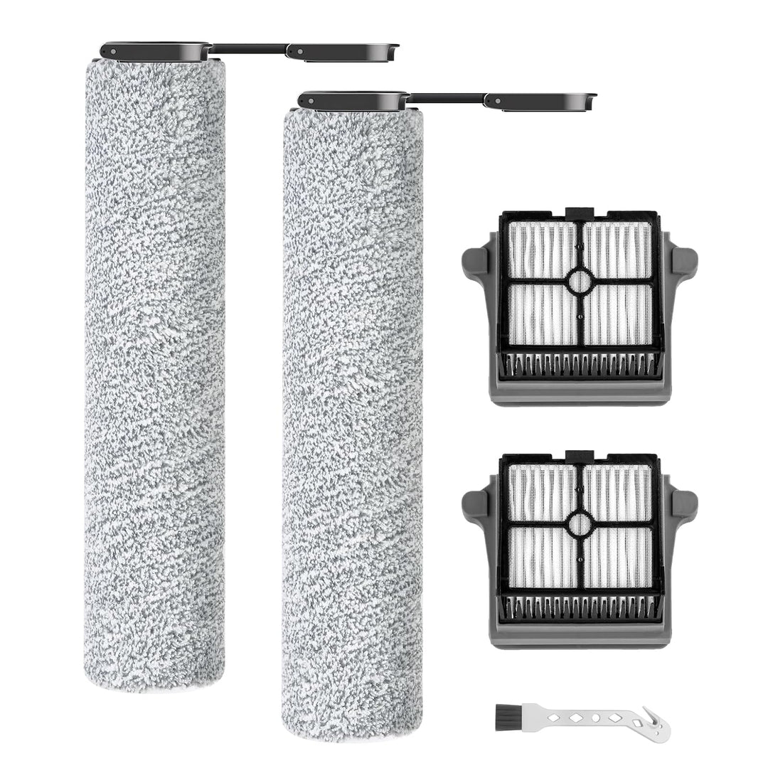 Fixbetter Ersatzbürstenrolle und HEPA-Filter Zubehör für Tineco FLOOR ONE S7 Combo / S7 Flashdry/SWI