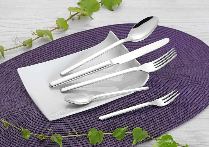 Esmeyer 250-030 Besteck-Set Bettina Hochglanz-poliert 30-teilig, Edelstahl, 22 x 7 x 6 cm