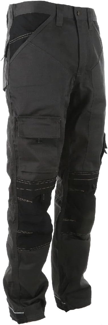 Apache - Halfter Hosen - APAHTG 33L 40W Schwarz & Grau, 33L 40W Schwarz & Grau