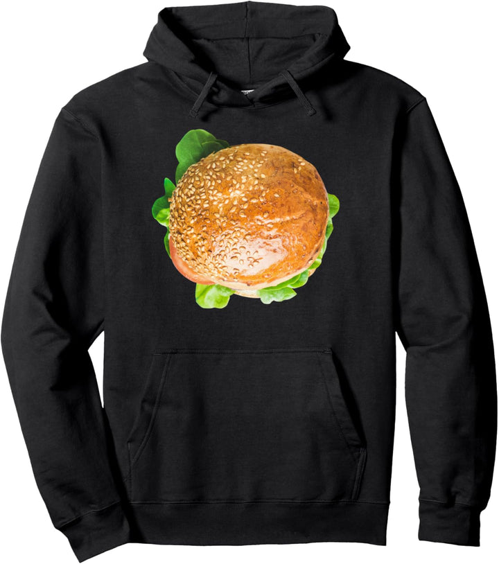 Burger Kostüm Halloween Hamburger Fast Food Essen Pullover Hoodie