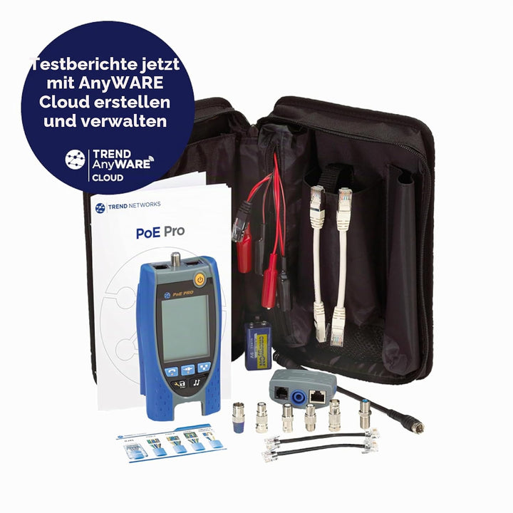 Trend Networks Kabeltester R158006 PoE Pro BT Professionell, Professionell