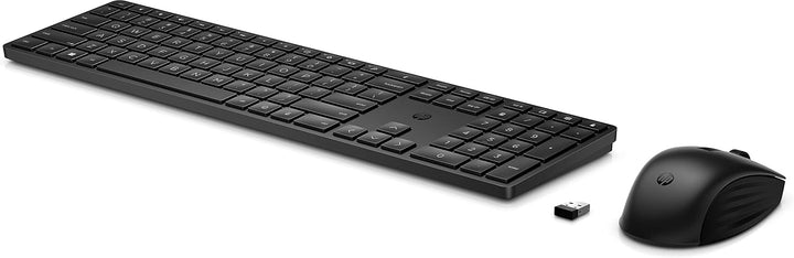 HP 650 kabellose Tastatur und Maus Bundle (20 programmierbare Tasten, QWERTZ Layout, 4.000 DPI, USB