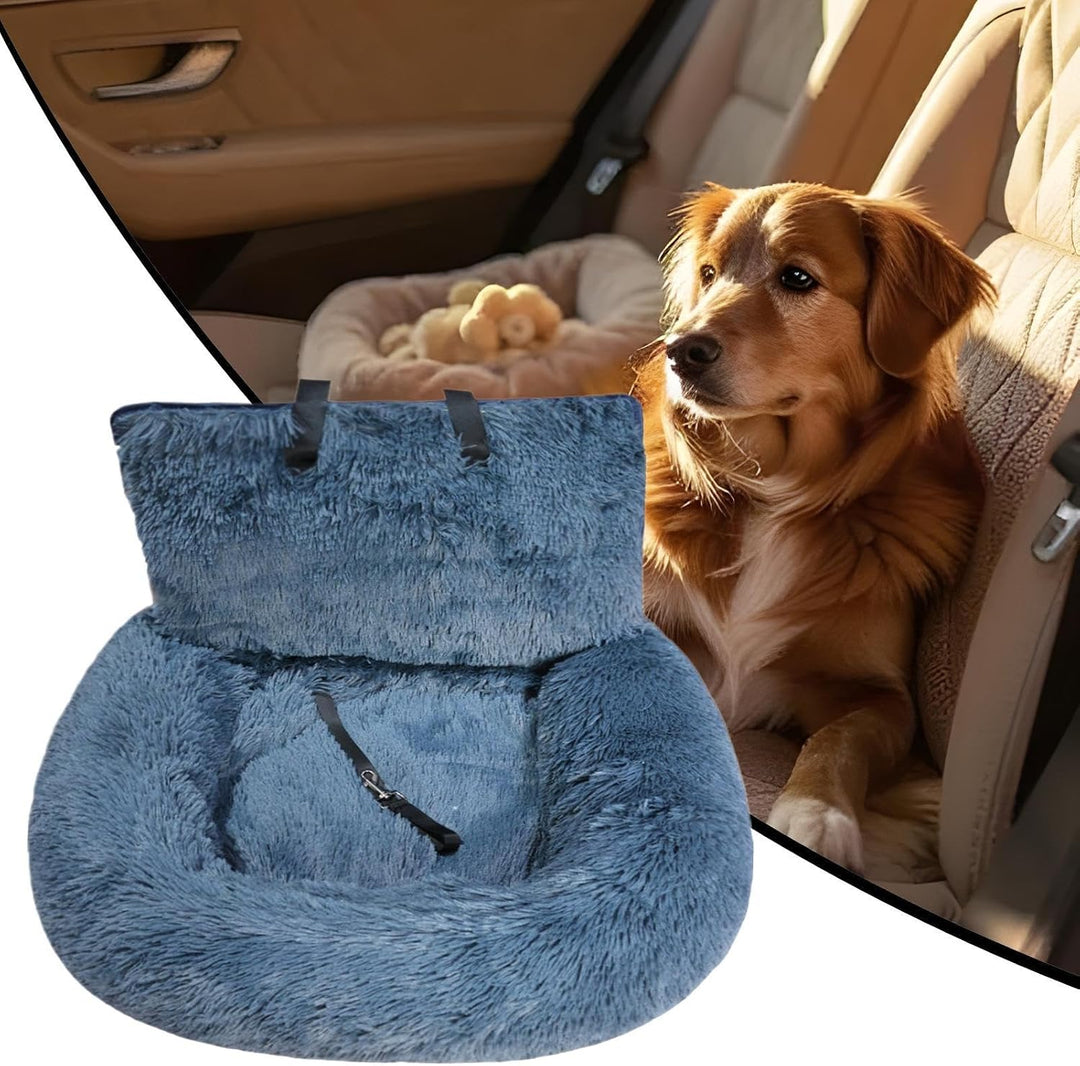 Autositz für Hunde, Autositz für Haustiere, weicher Welpenautositz – rutschfestes und abnehmbares De
