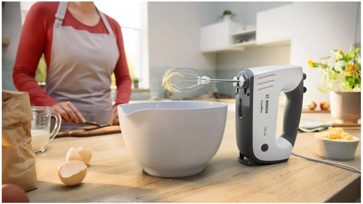 Bosch MFQ37490 Standmixer, 750 W, mit Schale, Grau / Weiss
