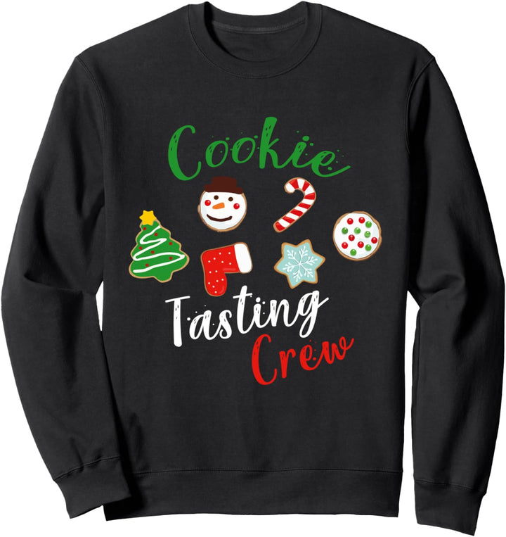 Cookie Tasting Crew Team Christmas Family Matching Group Sweatshirt