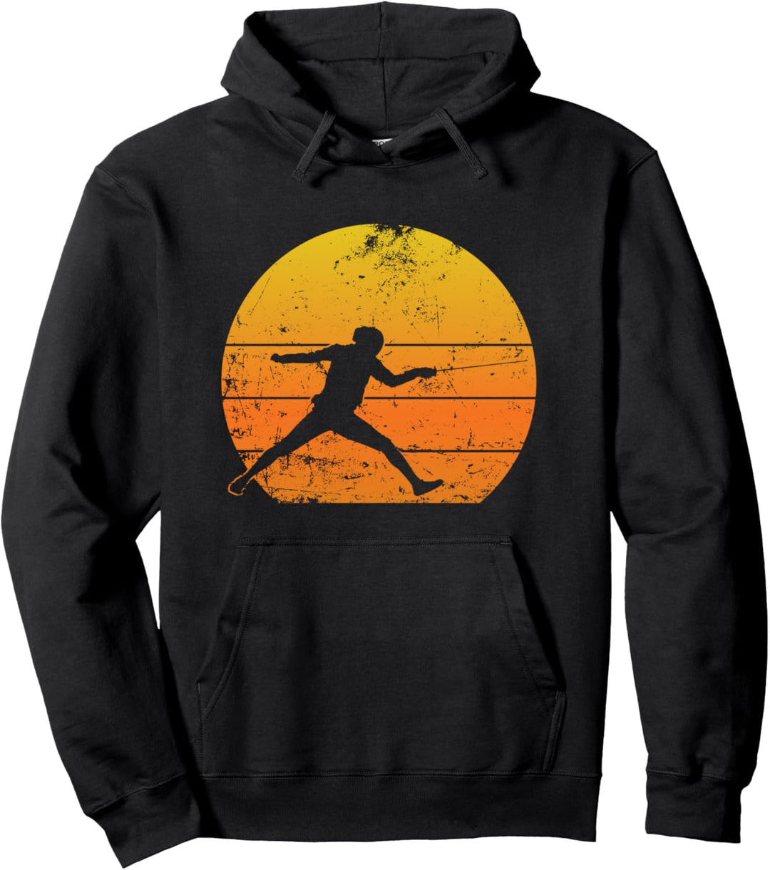 Fecht-Degen-Trefferangriff Pullover Hoodie