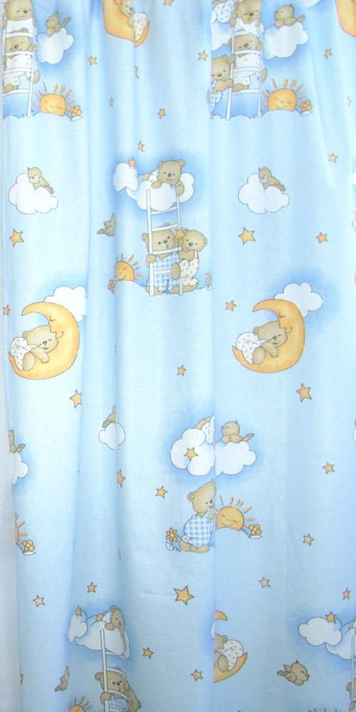 Himmel Vollstoff mit Himmelstange für Baby Kinder Bett Baumwolle Vollstoffhimmel D23, D23