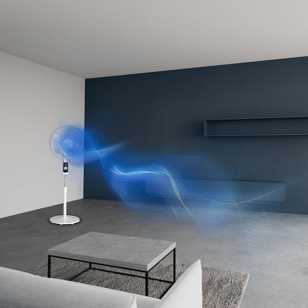 Rowenta Turbo Silence Standventilator, nur 35 dB(A) im Silent Night-Modus, energiesparend, 12 Geschw