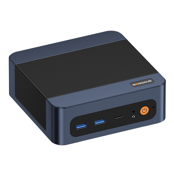 BOSGAME E6 Mini PC, Intel Core 3 304, 12GB LPDDR5X RAM 512GB NVMe SSD | Windows 11 Pro, 8K Dreifach-