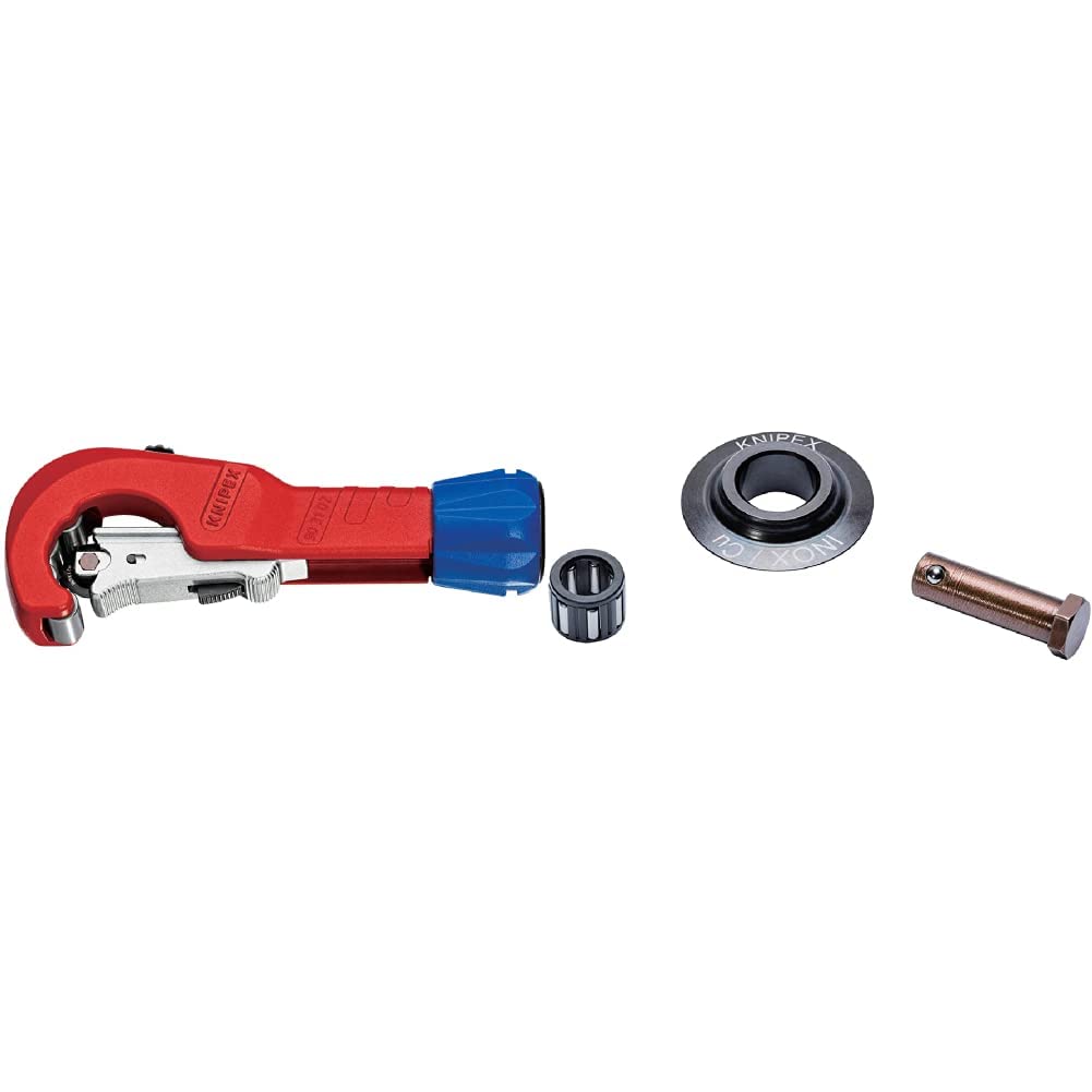 KNIPEX TubiX Rohrabschneider (180 mm) 90 31 02 BK (SB-Karte/Blister) &amp; Schneidrad INOX Cu für 90 31