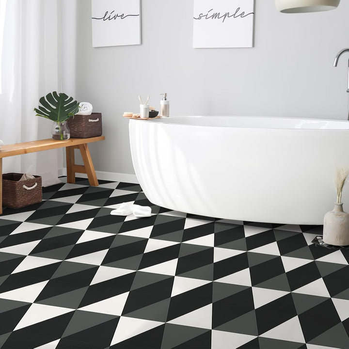 NUFLR PVC Bodenbelag Selbstklebend, Vinylboden Selbstklebend, Wasserfest Rutschfest Selbstklebende B