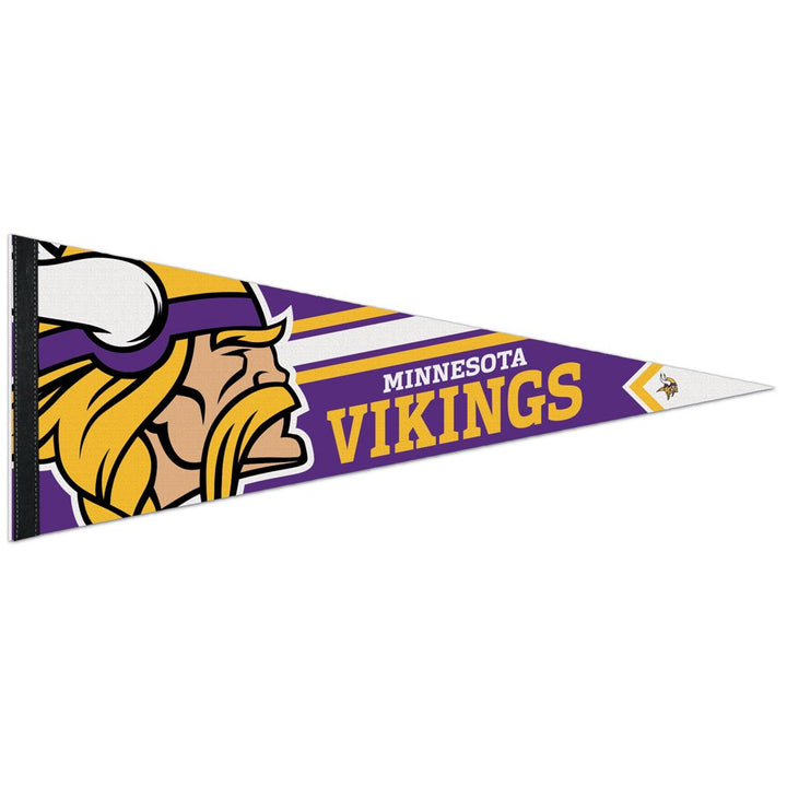 Wincraft NFL 14518115 Minnesota Vikings Premium Wimpel, 30,5 x 76,2 cm Minnesota Wikinger 12" x 30",