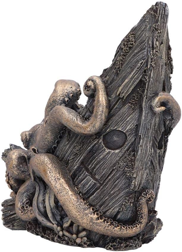 Nemesis Now Release The Kraken Weinflaschenhalter, Bronze, 25,8 cm