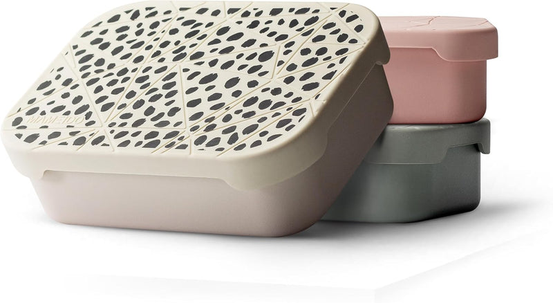 MAMEIDO Brotdose Edelstahl 800ml, flexiblem Trenner & Silikondeckel, Lunchbox Erwachsene, leichte Ve