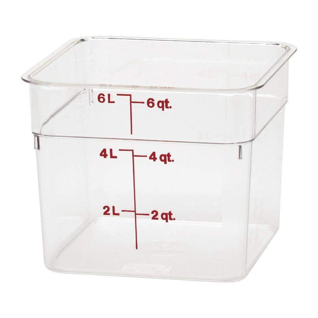 Voorraadbus z/d vierkant 5.70 Ltr Interhal 6SFSCW-135 Clear, 5.7 Ltr