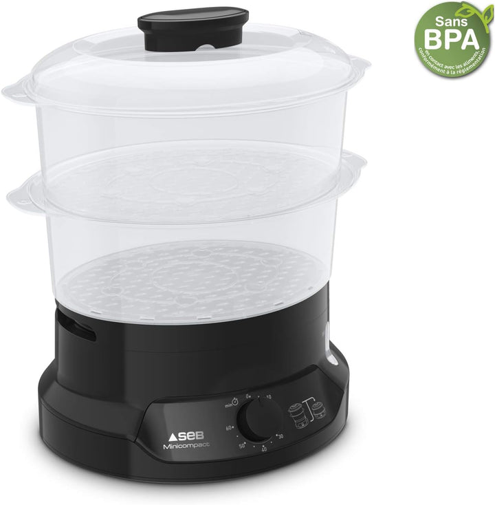 SEB VC139800 Minicompact Dampfgarer, Kunststoff,