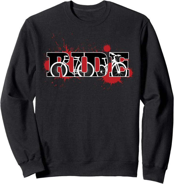 Mountainbike-Fahrt Natur Radfahren Fahrradfahrer Radfahrer Sweatshirt