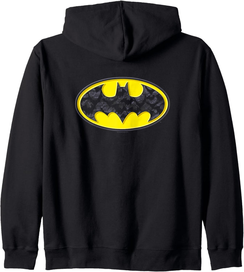 Batman Bats in Logo Kapuzenjacke