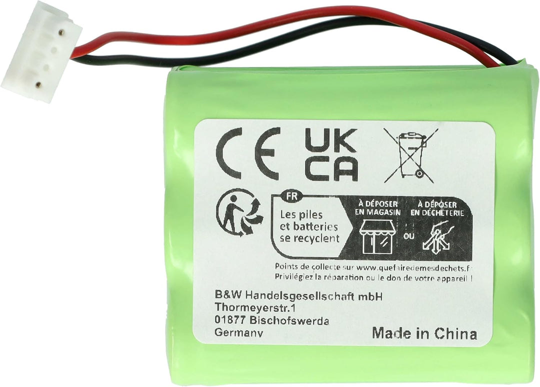 vhbw Akku kompatibel mit Dirt Devil Evo M678 Home Cleaner Heimroboter (1500 mAh, 7,2 V, NiMH)